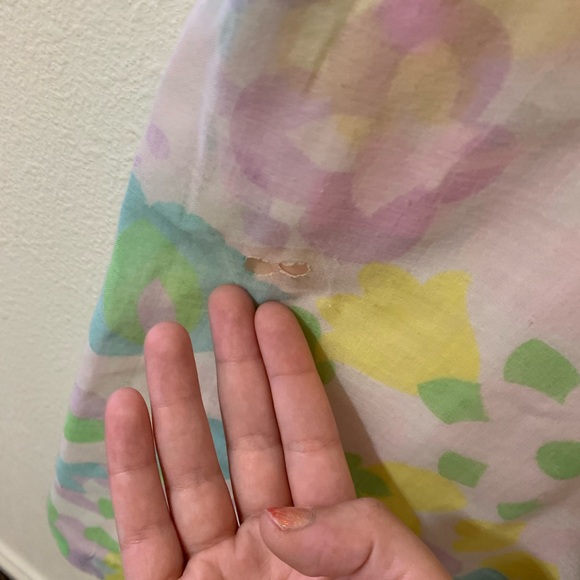 Vintage 60s pastel house coat - Picture 4 of 8